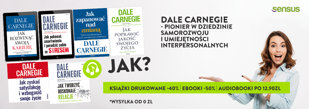 Promocja na ebooki Dale Carnegie | Książki drukowane 40% TANIEJ Ebooki 50% TANIEJ Audiobooki po 12.90zł!